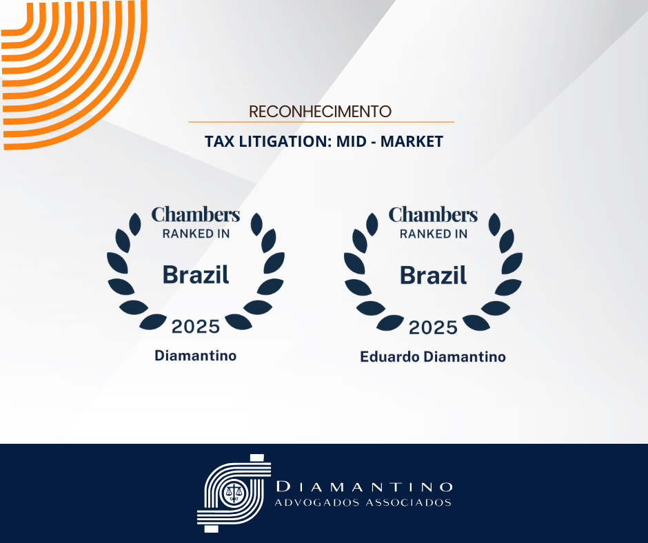 Diamantino Advogados Associados e nosso sócio Eduardo Diamantino são ranqueados no guia Chambers Brazil 2025